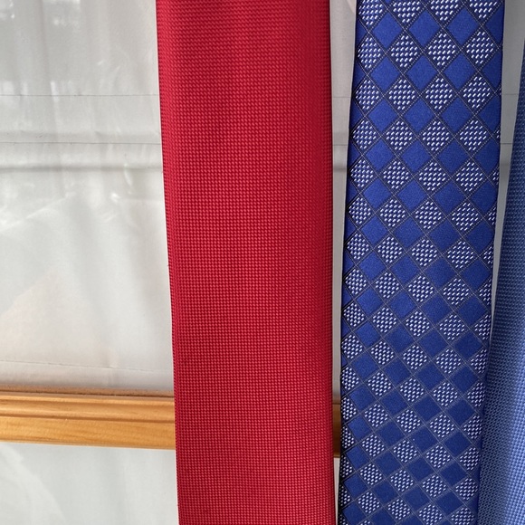 Lot of 5 ties - blue/reds - Picture 2 of 6